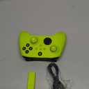 W&O Wireless Controller for With Xbox One, Xbox Series X/S, Xbox One X/S, PC, With RGB LED Light, Mappable Buttons, With 2.4GHZ Wireless Adapter Gamepad (Electric Volt)