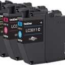 Brother Genuine LC30113PKS 3-Pack Standard Yield Color Ink Cartridges, Page Yield Up to 200 Pages/Cartridge Includes Cyan, Magenta and Yellow, LC3011