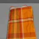 Horaldaily Fall Tablecloth 6084 Inch Rectangular, Autumn Buffalo Plaid Orange Washable Seasonal Table Cover for Party Picnic Dinner Decor