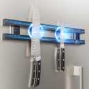 16.5 Inch Heavy-Duty Magnetic Knife Holder for Refrigerator, No Adhesive Tape or Screws Needed Knife Magnetic Strip for Strong Fridge Mount or Wall as Gifts for Women or Men