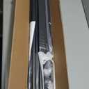 Room Divider 6FT Folding Privacy Screens with Lockable Wheels, 4 Panel Room Partition for Room Separator, 88" W Freestanding Portable Fabric Wall Dividers for Home Dorm Studio Office, Black