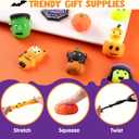 JOYIN 28 Pcs Halloween Mochi squishy toys, Halloween Sensory Stress Relief Toys bulk for Halloween Party Favors, Trick or Treats Classroom Prizes Gifts Goodie Bag Fillers