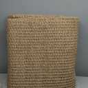 Luul Home Easy Jute Rugs 9x12 Natural Color Living Room Indoor Outdoor Area Rug for Farmhouse Patio and Kitchen Rug High Traffic Washable Easy to Clean Solid Boho Woven Design Outside Carpet (9 x 12)