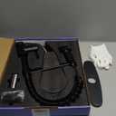 Kitchen Faucets with Pull Down Sprayer, Matte Black Stainless Steel Single Handle Pull Out Spring Sink Faucet, 3 Function Sprayer 1 or 3 Hole Deck Plate for Farmhouse Laundry Rv Bar