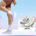 ZOVE Wide Toe Box Shoes Women Extra Wide Width Tennis Sneakers Ultra Light Running Shoes for Women Non-Slip Diabetic Walking Gym Workout Trainer, Size 40