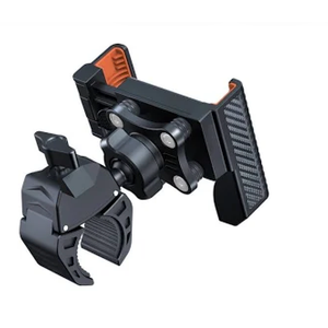 Downhill 1 PC Bike Phone Holder, Anti-Slip and Anti-Shake Motorcycle Phone Mount, 360-degree Adjustable Handlebar Navigation Holder, Universal Bike Motorcycle, for 4-7" Cellphone (Black)