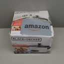 BLACK+DECKER Rice Cooker 6-Cup (Cooked) with Steaming Basket, Removable Non-Stick Bowl, White