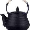 suyika Japanese Tetsubin Tea Kettle Cast Iron Teapot with Stainless Steel Infuser 30 oz/900 ml