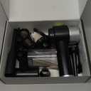 JONYJ Handheld Car Vacuum Cleaner, 16000PA Hand Held Vacuum Portable Cordless, 2 in 1 Air Duster and Vacuum Cleaner with LED Light, Multi-Nozzles, 120W High Power Mini Vacuum for Home, Pet, Office (Black & Silver)