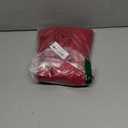 Rectangle Table Cloth Linen Farmhouse Stainproof Waterproof Washable Polyester Oblong Rectangular Fabric Table Cover for Kitchen Dining Dinner (Red, 52 X 70 Inch)