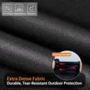 Grill Cover, Universal 65" BBQ Grill Cover for Outdoor Grill, Waterproof, Weather Resistant, Fade Resistant Gas Grill Cover with Adjustable Double Straps for Weber, Char-Broil, Nexgrill, etc
