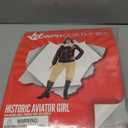 Morph Amelia Earhart Costume for Girls, Pilot Costume For Kids, Girl Aviator Costumes Historical Halloween Costumes For Girls (Large)