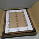 12x16 Picture Frame, USA-Sourced Walnut Wood Picture Frame 12 x 16, Photo Frame with High Tempered Glass, 12 by 16 Wooden Frame Matted to 8.5x11 Photo Wall Mounted, 1 Pack