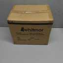 Whitmor 6-Pack Plastic Storage Bin, Stackable Pantry Organizer Bins, Gray