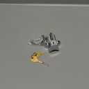 HDBUBALUS Motorcycle Helmet Security Lock Kit for 7/8" to 1 1/4" Diameter Tubings for Harley Chrome