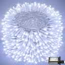 165FT 500 LED Christmas Lights, Plug in Christmas String Lights Indoor with Waterproof, 8 Modes Twinkle Fairy Lights for Bedroom Wedding Tree Holiday Decorations, White