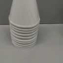 Set of 10 Small Lamp Shade Chandelier Shades Burlap Clip on Lamp Shade 3" x 6" x 5" Rustic Barrel Fabric Lampshade Cover for Table Chandelier Wall Lamp (White)