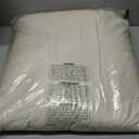 LOFE Buckwheat Pillow with Organic Cotton Pillowcase - 20''x26'' Organic Buckwheat Pillow with Baffle Box for Support, Adjustable Tartary Buckwheat Hull Pillows, Organic Buckwheat Neck Pillows (Off White)