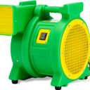 B-Air Kodiak 1 HP Air Blower | Powerful Bounce House Blower Fan for Large Inflatable Bounce House, Bouncy Castle and Slides