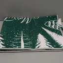 GarveeHome Christmas 8x10 Area Rugs Machine Washable Rugs Non Slip Living Room Rug Merry Chrismas Rug Large Area Rug Xmas Tree Low Pile Soft Non Shedding Carpet for Bedroom Dining Room Nursery, Green