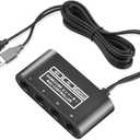 Gamecube Controller Adapter for Nintendo Switch / OLED / Switch 2 Gamecube Adapter, Compatible with PC WII U Switch2, Support 4 Gamecube Controller to Play Supper Smash Bros with 70IN Long Cable (Stable Version)