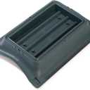 FloraCraft Plastic Floral Casket Saddle 2.5 Inch x 10.75 Inch x 15 Inch Green