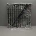 Decorative Garden Fence 24in (H) x10ft (L), 5 Pack No Dig Fence Animal Barrier for Dog with Lock, Arched Flower Bed Edging, Wire Border Panel Fencing for Yard Patio Outdoor Decor