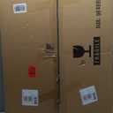 Mid Century Modern Coffee Table - Black Wooden Coffee Table for Living Room,Center Table Suitable for Bedroom Living Room Reception Office Tables (Black, Small 34.5 * 23.5 * 16in)