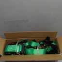 Trekassy E Track Tie-Down Rail Kit, 4 Pack 16 Inch(1.3ft) E-Track Rails with 4 Ratchet Straps(12ft) & 4 O-Rings, Heavy-Duty Black Etrack for Trailers, Vans, Trucks, Garages