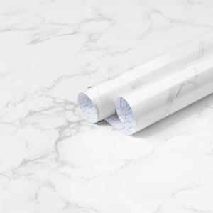 practicalWs White/Gray Marble Contact Paper 17.7 inch x 78.7 inch, Marble Peel and Stick Wallpaper with Tools, Self Adhesive Vinyl Film Contact Paper for Countertops