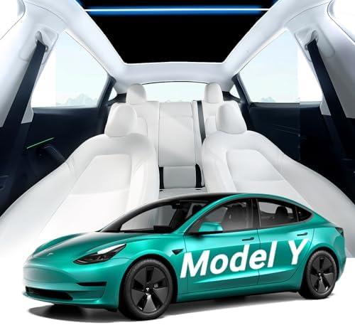 Impulja Tesla Model Y Sunshade Roof, No Sag, Nano Ice-Crystal, Blocks 99% of UV Rays Sun Shade for Model Y 2021-2024, Tesla Model Accessories, Black