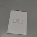 UNIQOOO 50 Pack Pre-Folded Dusty Blue Grace Bloom Vellum Jackets for 5x7 Invitations, 115GSM Transparent Vellum Jacket for Vintage Themed Wedding & Events