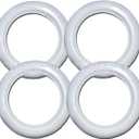Atlas Brand 15''X3 inch Wide White Wall Port-O-Wall Tire Insert Trim Set X4 Pieces