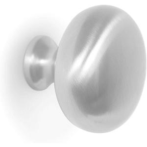 BIRDROCK HOME Simple Modern Cabinet Knobs - Brushed Nickel - 10 Pack - Kitchen Cupboard Furniture Cabinet Hardware Drawer Dresser Pull - 1.5 Inch Diameter