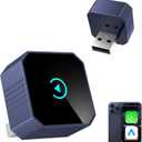 2026 Aimoon Wireless CarPlay Adapter for CarPlay Android Auto, Mini Size Wired to Wireless CarPlay, Plug & Play, Fast & Stable Connection, Car Play Adapter Compact with USB/USB-C (Blue, Mini Size)