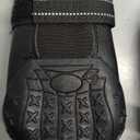 XSY&G Dog Boots,Waterproof Dog Shoes,Dog Booties with Reflective Rugged Anti-Slip Sole and Skid-Proof,Outdoor Dog Shoes for Medium to Large Dogs 4Pcs-Size5 (Size 5:2.7''x2.2'')(L*W) for 41-60 lbs, Black)