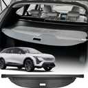 Cargo Cover Compatible with Cadillac Optiq 2024 2025 Accessories,Carbon Fiber Texture Retractable Trunk Cover Organizer Security Shielding Shade Tonneau Cover