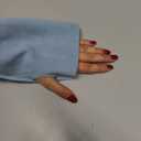 Blue Jacket With Hood, 90% Polyester Fiber 10% Elastane, M/L
