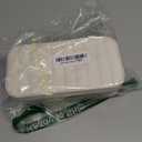 SONGMICS HOME Travel Jewelry Case, Travel Jewelry Box Organizer with Mirror, 4.1 x 8 x 2.4 Inches, Stitching, Portable, Gift Idea, Cloud White UJBC180W01