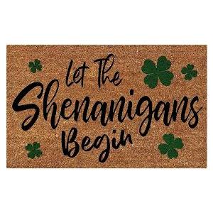 Extra Large Door Mat, Irish Day Floor Mats Holiday Mats Welcome Door Mats Polyester Door Mats Extra Soft Blanket