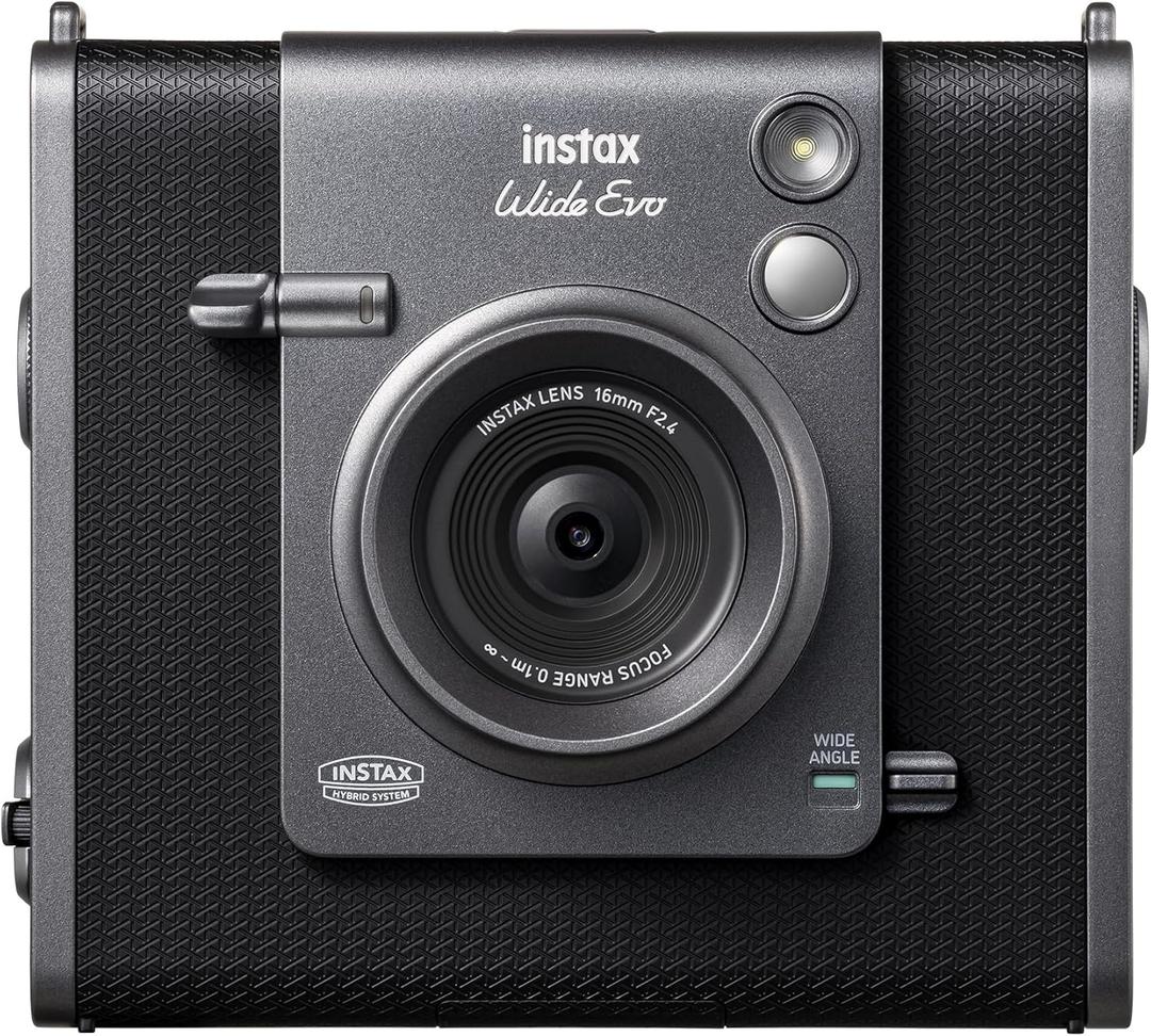 Fujifilm INSTAX Wide Evo Instant Film Camera (Black)