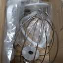 Stand Mixers Accessories 3-Piece Including K45WW Wire Whip & K45DH Dough Hook & K45B Flat Beater fit for Kitchenaid 4.5-5QT Tilt-Head Stand Mixers (Aluminum alloy 3-piece set)