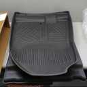 Falafa Floor Mats Fit for 2019-2022 Kia NIRO EV(NOT for HEV & PHEV), TPE All Weather Protection Floor Liners 1st & 2nd Row NIRO EV 2019 2020 2021 2022 Car Mats Accessories, Black