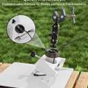 STARWARE Starlink Mini Mount - Aluminum RV Pole Mount with Tripod Adapter, Old Versions Original Pipe Adapter Compatibility, Adjustable Car ClampMount for RV, Yacht, Roofs, and Rods