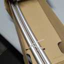 Zenna Home Double Curved Shower Curtain Rod, No Drill, 50-72 Inch Adjustable Tension Curved Shower Rod for Bathroom, Rustproof Double Rod, Non-Slip, Adds Room in Shower, Satin Nickel