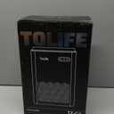 ToLife Dehumidifier for Home, 1000 sq.ft Dehumidifiers for Basement Bedroom Bathroom with 95 OZ Water Tank, Auto Shut Off 7 Colors LED Light, White Black