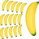 Kasyat 17 Pcs Banana Stress Toys Banana Stretchy Toys PU Relief Stress Balls Tiny Party Supplies for Relief Party Favors(3.94 Inches)