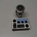 J-HVA Kitchen Faucet Sprayer Head Replacement with 15 Adapters (UPDATED) - Pull Down Kitchen Sink Faucet Spray Nozzle Head Replacement 3-Function Tap Spray Head for Kitchen Sink, Brushed Nickel