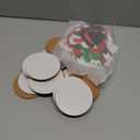 Gilprop 24 Set Winter Snowman Craft for Kids Snowman Coaster Craft Kit DIY Make Your Own Winter Holiday Decorations for Classroom Party Family Activities Holiday Gifts