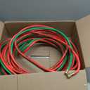 VEVOR Oxygen Acetylene Hose, 1/4-Inch x 50FT Oxy Acetylene Hose with 9/16"-18 B Fitting, 300PSI T Grade Welding Cutting Torch Twin Hose, Compatible with Oxygen, Acetylene, Propane and Other Fuel Gases